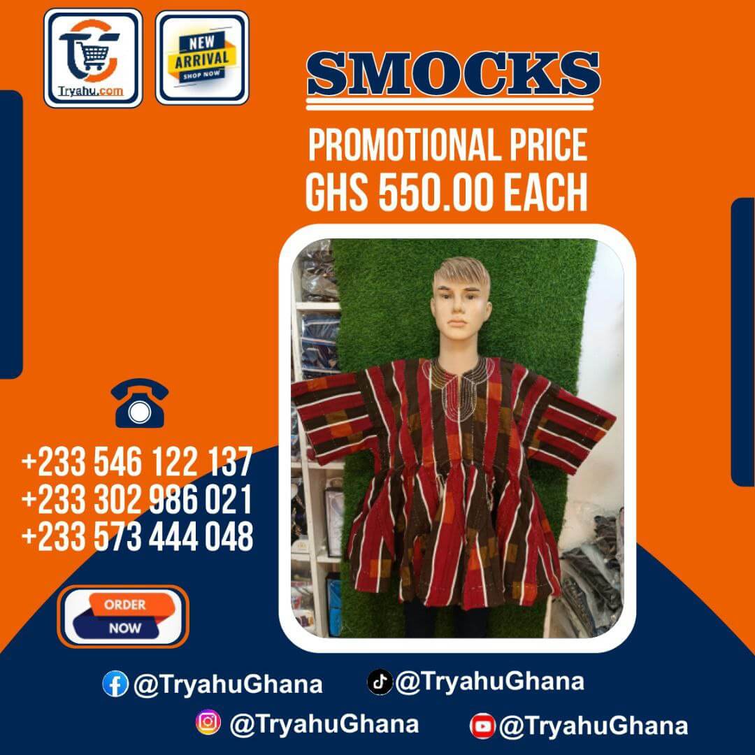Buy Premium Handwoven Northern Smocks | Authentic Ghanaian Smock Collection – Tryahu